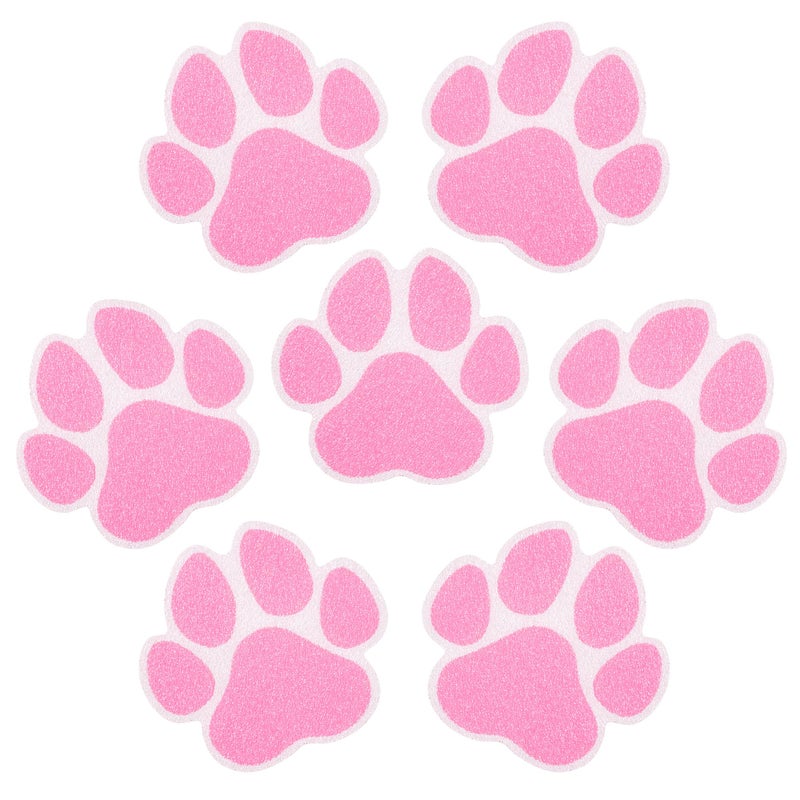 Secopad Non-Slip Bathtub Stickers  20 PCS Large Safety Bathroom Tubs Showers Treads Adhesive Decals with Scraper (Pink) - Image 1